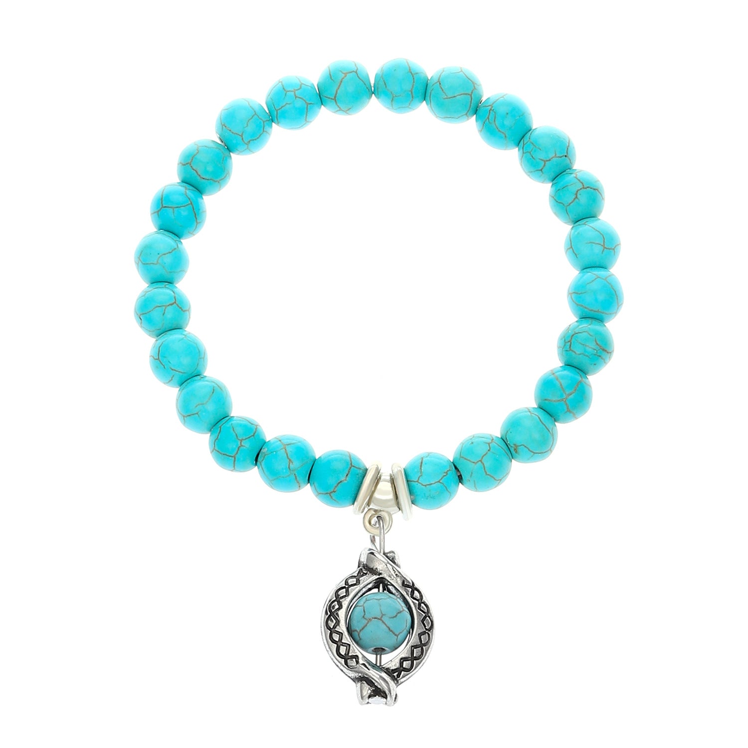 Wholesale Fashion jewelry all-match turquoise handmade bracelet